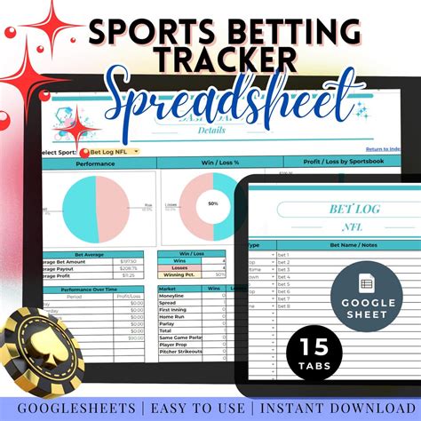 Bet Tracker Spreadsheet : r/sportsbook .